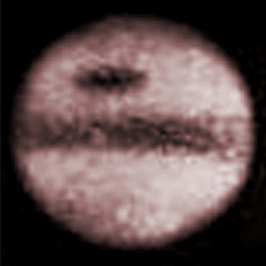 The first image of Jupiter